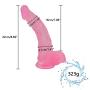 CharmingThing Fun Toys Huge 8.66 Inches Powerful Role Playing Personal Happy Toy Reality Unisex Expansion Massage Tool Enjoy (Color : Pink)