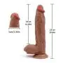 YJJ 12 Inch Liquid Silicone Dildo - Lifelike Huge Dong - Strong Suction Cup - Realistic and Extremely Soft Adult Toy - 100% Waterproof Big Size Adult Sex Toy (Color : A) YJJ 12 Inch Liquid Silicone Dildo - Lifelike Huge Dong - Strong Suction Cup - Realistic and Extremely Soft Adult Toy - 100% Waterproof Big Size Adult Sex Toy (Color : A)