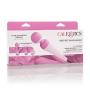 CalExotics Inspire Massager Kit - Body Wand Vibrator & Silicone Attachment Set for Couples – Adult Sex Personal Massager - Pink