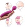 Handheld Cordless Vibrator Plantar Fasciitis Trigger Point Relief - Acupressure Reflexology Tool for Foot,Shoulder,Leg,Waist,Neck Pain, Stress Relief & Overall Body Relaxation Massager (YQ-Purple)