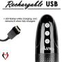 LeLuv Mens Ipump Electric Penis Pump Tubeless 3-Speedmatic Electric USB Rechargeable Black Bundle with Magic Sleeve Male Stamina Trainer