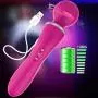 TIANYA Premium Silicone Vibbbbrating Wand 10 Vibbbbrator Patterns USB Rechargeable 3 Alternative Headgear TIANYA Premium Silicone Vibbbbrating Wand 10 Vibbbbrator Patterns USB Rechargeable 3 Alternative Headgear
