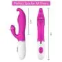 G Spot Dildo Vibrator for Women Beginners with Dual Motor 30 Vibration Modes, PALOQUETH Personal Bunny Rabbit Vibrator Adult Sex Toy with Curved Tip for Precise Pleasure, Quiet Waterproof