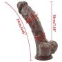 WYSXQ Adjustable 9.45 Inch Huge Massager Brown -ggxxkk
