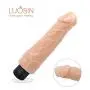 PGtoy Realistic Ánal Dǐldo Multi-Speed Vǐbration Bendable Shaft Soft Silicone for G-spot Ánal Prostate Stimulation Portable Toy Kit, Women Waterproof Vǐbrating Dǐldo for Beginner Advance Battery 2 AA