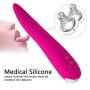 Tongue Vibrator G-Spot Stimulation Clitoral Vibrators with 8 Swing Modes, Treediride Nipple Anal Vagina Massage with Heating Function and 8 Vibrations