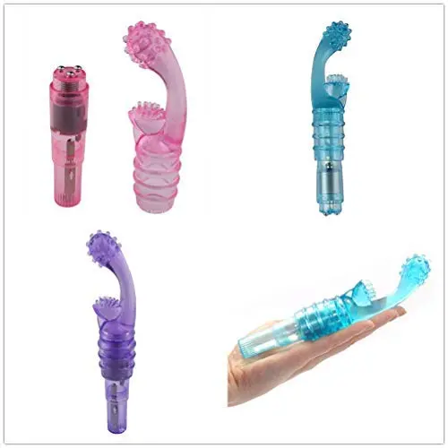Masturbation Finger Vibrator Clit and G-spot Orgasm Squirt Massager Brush AV Vibrating Stick Sex Toys for Women Color Random Masturbation Finger Vibrator Clit and G-spot Orgasm Squirt Massager Brush AV Vibrating Stick Sex Toys for Women Color Random