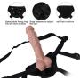 ZYYSQ Strap on Double Massage Happy Toy, Female Wearable Leather Adjustable Relax Happy Toy ZYYSQ