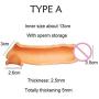 New P`Enis Enlarger Sleeve Extender Extension Silicone Girth Enhancer Enlargement 2612
