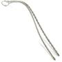Yiwa Male Urethra Stainless Steel Stimulate Masturbation Super Long 14inch Urethral Plug 8mm