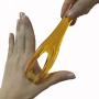 Croing (4 pcs Finger Massager) Finger Roller Massager, Finger Therapy Tool, Hand Roller Massager Hand Circulation Massage Roller Tool, Handheld Stress Relief Double Rubber Joint Roller Massager