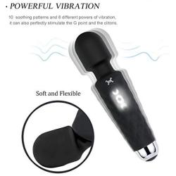 COC Mini Wand Massager Travel Friendly for Men and Women, Black, 8 Ounce