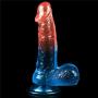 Exclusive Multi Colour Clear Dildo Realistic Anal Dildo, G spot Strap on Dildo with Strong Suction Cup