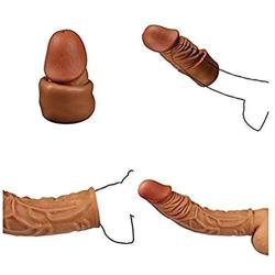 Wearable Male Rod Extension Enhancer Girth Extender Sleeve for Men