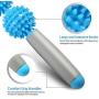 YEEYOUNG Yoga Massage Roller Stick Pressure Point Massager-Back Massage Roller Muscle Roller for Muscle Exercise Massage Roller 16 3 Balls Blue