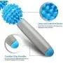 YEEYOUNG Yoga Massage Roller Stick Pressure Point Massager-Back Massage Roller Muscle Roller for Muscle Exercise Massage Roller 16 3 Balls Blue