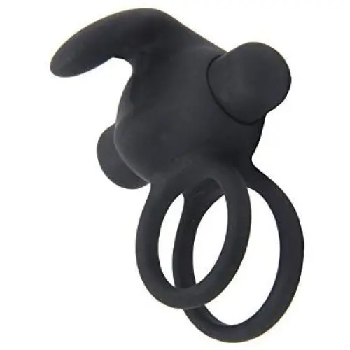 Penis Ring Vibrating Cock Ring Silicone Bullet Vibrator Sex Toy for Couples