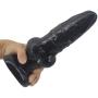 FST Silicon Animal Big Dildo Suction Animal Penis 8 Inch Dog Dildo for Anal Sex Vaginal Stimulator Realistic Dildo Novelties Sex Toy (Black)