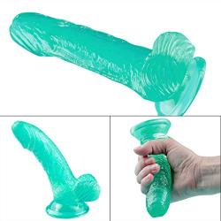 Winzfred Realistic Dilo with Base Hands-Free Pennis Six Toysfor Women Men
