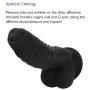 Realistic Anal Dildo with Strong Suction Cup for Beginners, Odorless Silicone Penis Masturbation Tools Adult Sex Toy for Women Vaginal G-spot and Anal Play，6.9 inch