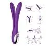 Sillther G Spot Rabbit Vibrator Duo Motors Can be Anal Plug Prostate Stimulator with 9 Vibrating Frequency Masturbation Sex Toys for Women Couples Or Gay Lesbian-Purple