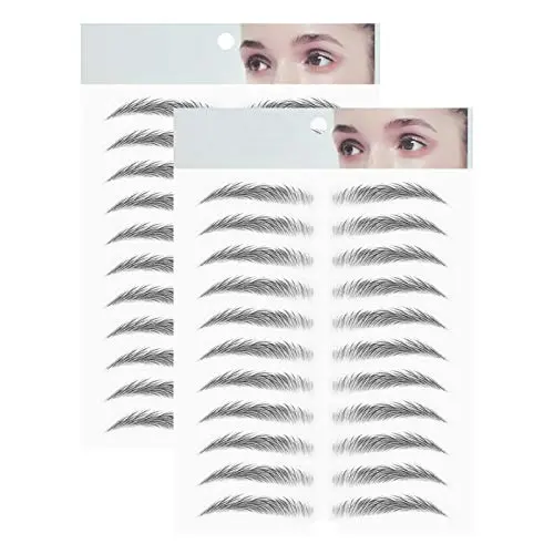 DKAF 2 Pcs 3D Hair-Like Authentic Eyebrows, Waterproof Imitation Ecological Natural Tattoo Eyebrow Stickers, Grooming Shaping Brow Shaper Makeup Eyebrow Transfer-E09 DKAF 2 Pcs 3D Hair-Like Authentic Eyebrows, Waterproof Imitation Ecological Natural Tattoo Eyebrow Stickers, Grooming Shaping Brow Shaper Makeup Eyebrow Transfer-E09