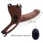 Vibrating Hollow Strap On for Men Wireless Remote Control Sleeve