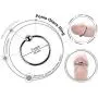 Penis Glans Ring Erection Enhancing with Stainless Steel Joy Ball Sex Toy for Cock Pleasure (1 -inch, 26mm ID)