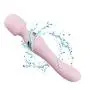 Silicone Double-Head G-Spot Dildo Vibrators Personal Massager Stick USB Rechargeable Adult Sex Toys for Women Clitoris Vagina Anal Stimulator (Double Head + Pink).