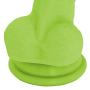 Lickerlish Tripp 6.2" Premium Silicone Dildo Neon Green with Suction Cup, 0.4 Pound