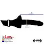 LeLuv Universal Strap-On Dildo for Head Leg Knee Face Harness 7 Inch Dong LeLuv Universal Strap-On Dildo for Head Leg Knee Face Harness 7 Inch Dong
