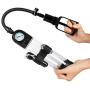 Detachable Male Pennis Vacuum Suction Pump with Pressure Gauge and Release Valve 12inch Tshirt Air Pressure Massage Device