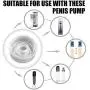 Nabini Universal Soft Silicone Penis Pump Ring Penis Sleeve Vacuum Pump Ring Replacement for Penis Pumps(2 pcs one pack) Nabini Universal Soft Silicone Penis Pump Ring Penis Sleeve Vacuum Pump Ring Replacement for Penis Pumps(2 pcs one pack)