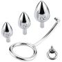 1SET Portable Stainless Steel Solid Metal Hook Delay RinDual-use Plug