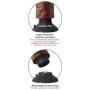 Pipedream Products King Cock 10 Inch Vibrating Cock with Balls, Brown