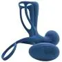Renegade - Gladiator - Rechargeable Silicone Vibrating Remote Control Penis and Testicle Harness - Blue