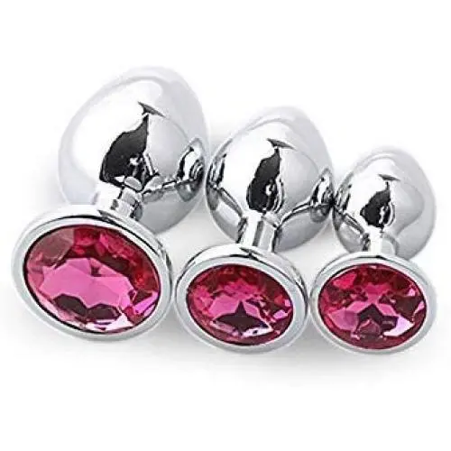 (J33)3PCS/Set Massage Toys Anales Trainer Kit Beginner Starter Set,Medical Grade Stainless Steel (Pink) (J33)3PCS/Set Massage Toys Anales Trainer Kit Beginner Starter Set,Medical Grade Stainless Steel (Pink)