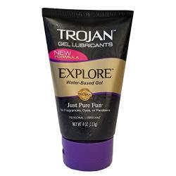 Trojan Gel Lubricants Personal Lubricants Explore - 4 oz, Pack of 2