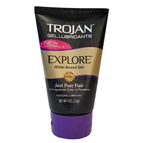 Trojan Gel Lubricants Personal Lubricants Explore - 4 oz, Pack of 2