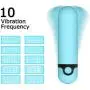 Vibrator Bullet, Personal Massager Wand for Women Waterproof Clitorial Stimulator with 10 Vibration Modes Powerful Adult Toys for Neck Facial Massage