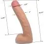 16.14 Inch New Arrival FAAK Super Huge 3 Inch Thick ReaIistic Dildo Female Masturbation Tool Massive Anal Sex Toy for Male Long Giant (Skin)