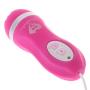 WEI EI Mini Waterprrof Silicone Remote Control gEg Vib C-Mssager for Women (Hot Pink)