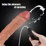 OrchidPavilion Fun Toys Womens Interactive Realistic D-î-Dlô Toy Water Spray Device is Vibrant and Easy to Clean