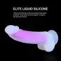 UTIMI Liquid Silicone Dildo Dong with Suction Cup and Ball 8.3 Inch