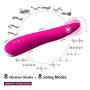 Tongue Vibrator G-Spot Stimulation Clitoral Vibrators with 8 Swing Modes, Treediride Nipple Anal Vagina Massage with Heating Function and 8 Vibrations