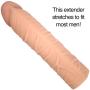 1&quot Penis Extension - Realistic Cock Sleeve - Adds Length and Girth