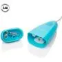 CalExotics Waterproof Gyrating Bullet Vibrator - Sex Toys for Couples - Wired Adult Vibe Egg Male P Spot Massager – Teal CalExotics Waterproof Gyrating Bullet Vibrator - Sex Toys for Couples - Wired Adult Vibe Egg Male P Spot Massager – Teal