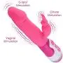 G-Spot Rabbit Vibrator with Bunny Ears, Realistic Shaft & Pleasure Beads for Women Clitoral Stimulation | Lyps Lily - Rotating Silicone Dildo with 10 Vibration Modes and 2 Powerful, Quiet Motors G-Spot Rabbit Vibrator with Bunny Ears, Realistic Shaft & Pleasure Beads for Women Clitoral Stimulation | Lyps Lily - Rotating Silicone Dildo with 10 Vibration Modes and 2 Powerful, Quiet Motors