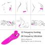 Cli^torial Sucking Toy for Women,12 Sucking Modes with Heating Tongue Vibrating Toy & Simulator with 28 Speed Vibration T-Shirt