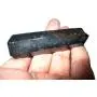 Jet Genuine Black Tourmaline Obelisk Tower Jumbo 6 Facet Aura Rock Crystal Natural Polished
